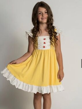 Red Rose “Belle” Twirl Dress